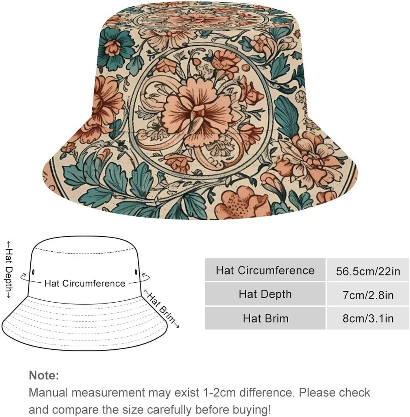 Alpaca Patterm Bucket Hats Sun Hats for Women Beach Hat for Men Outdoor Casual Sun Hat