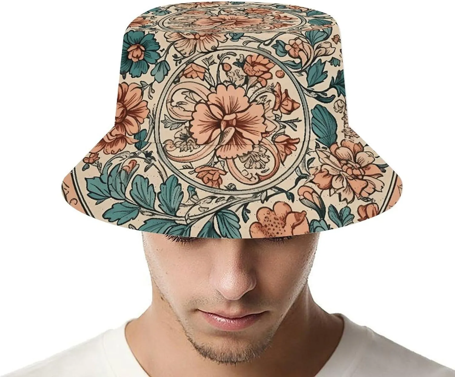 Alpaca Patterm Bucket Hats Sun Hats for Women Beach Hat for Men Outdoor Casual Sun Hat