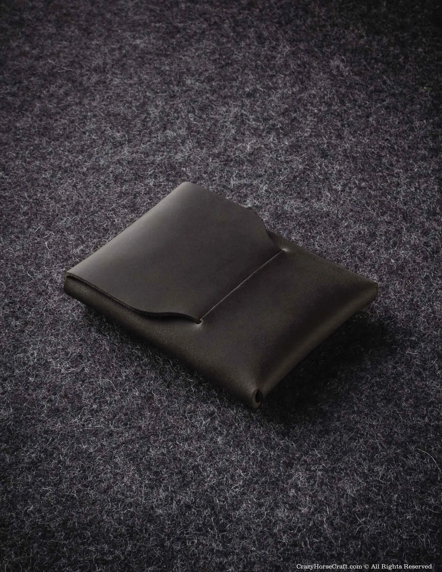 Crazy Horse Leather Slim Card Wallet