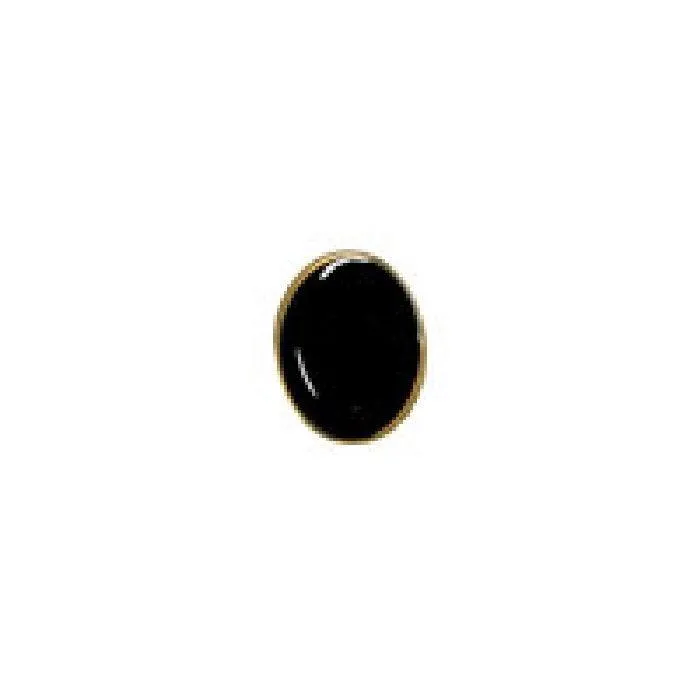 Dalaco Oval Onyx  Gold Plated Tie Tac