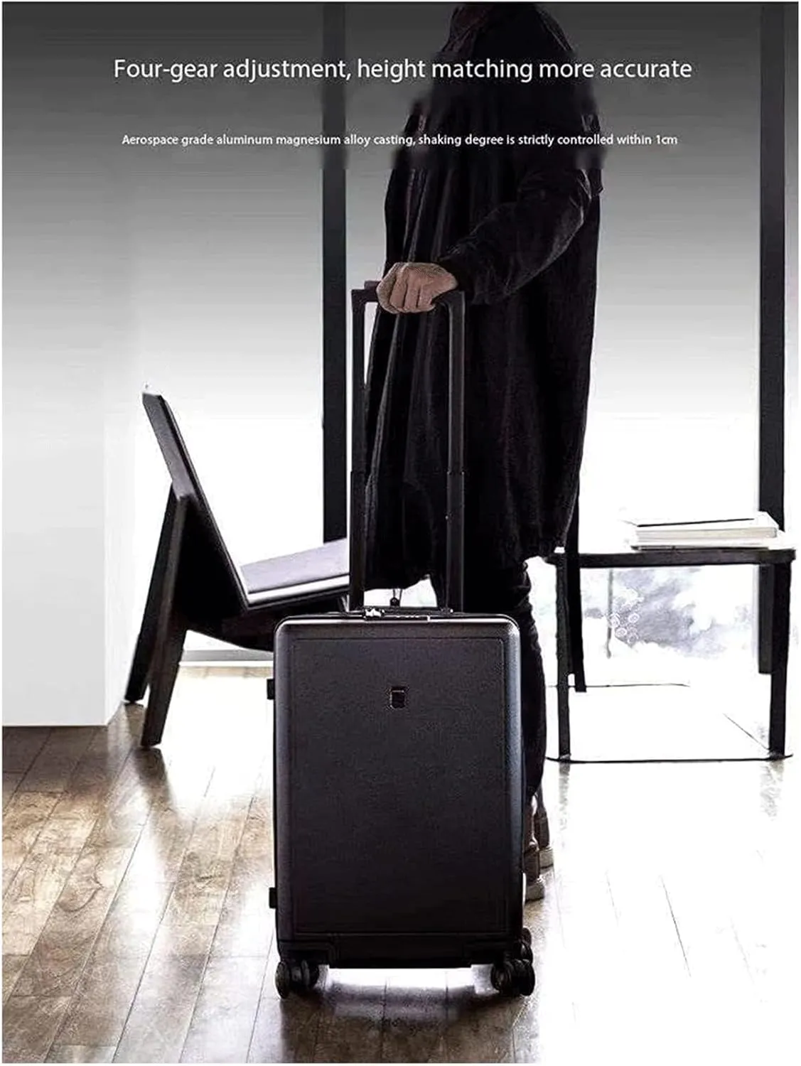 Portable Suitcase Expandable Suitcases Portable Luggage Multifunctional Divider Suitcases with Wheels Travel Business Carry On Luggage (D 26in)