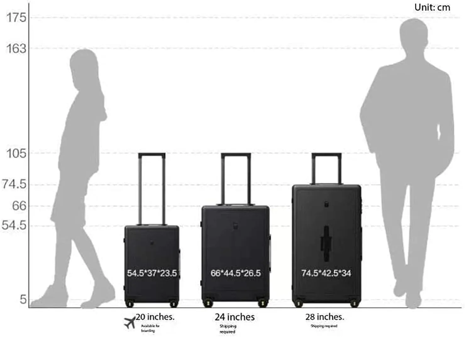 Portable Suitcase Expandable Suitcases Portable Luggage Multifunctional Divider Suitcases with Wheels Travel Business Carry On Luggage (D 26in)
