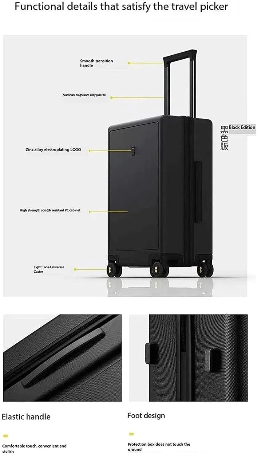 Portable Suitcase Expandable Suitcases Portable Luggage Multifunctional Divider Suitcases with Wheels Travel Business Carry On Luggage (D 26in)