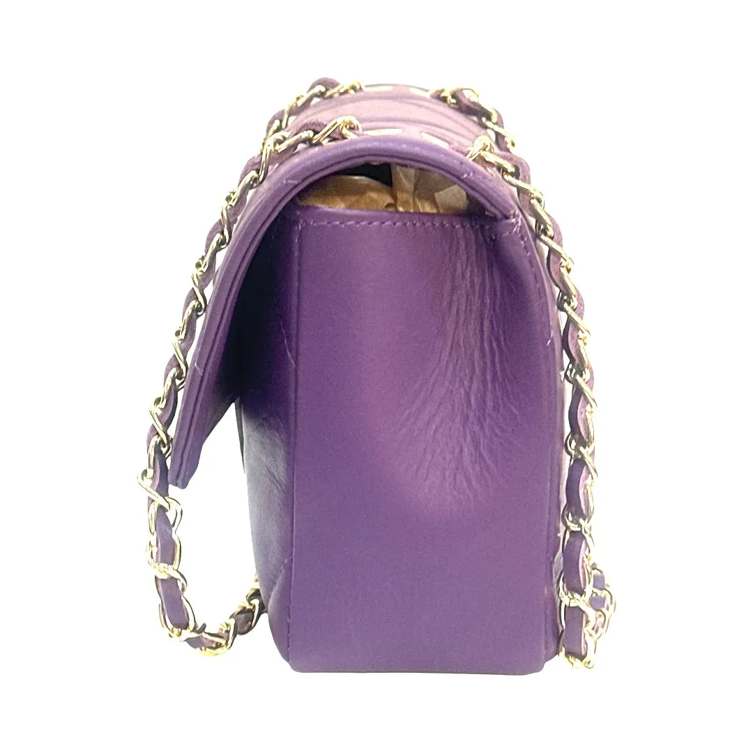 Quilted Large Crossbody Leather Bag