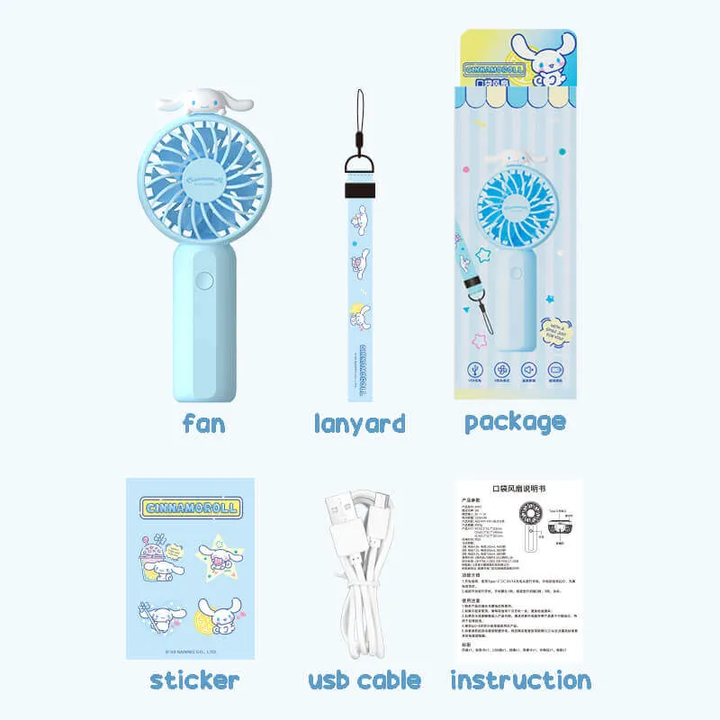 Sanrio Licensed Mini Handheld Fan