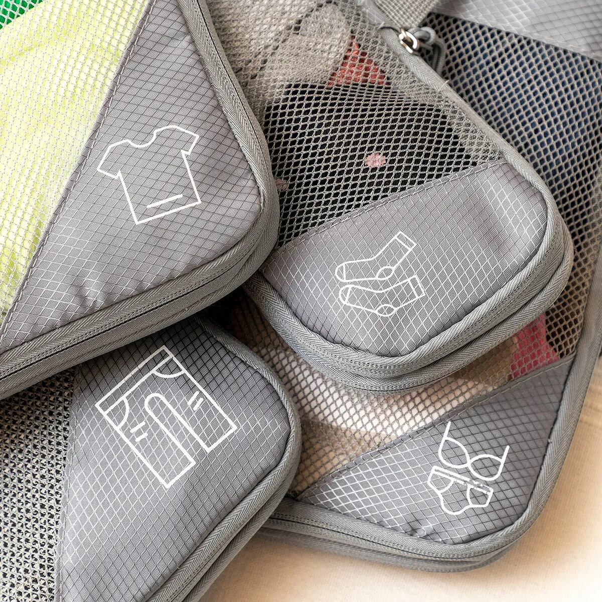 Suitcase Organiser Compression Bags (4pc)