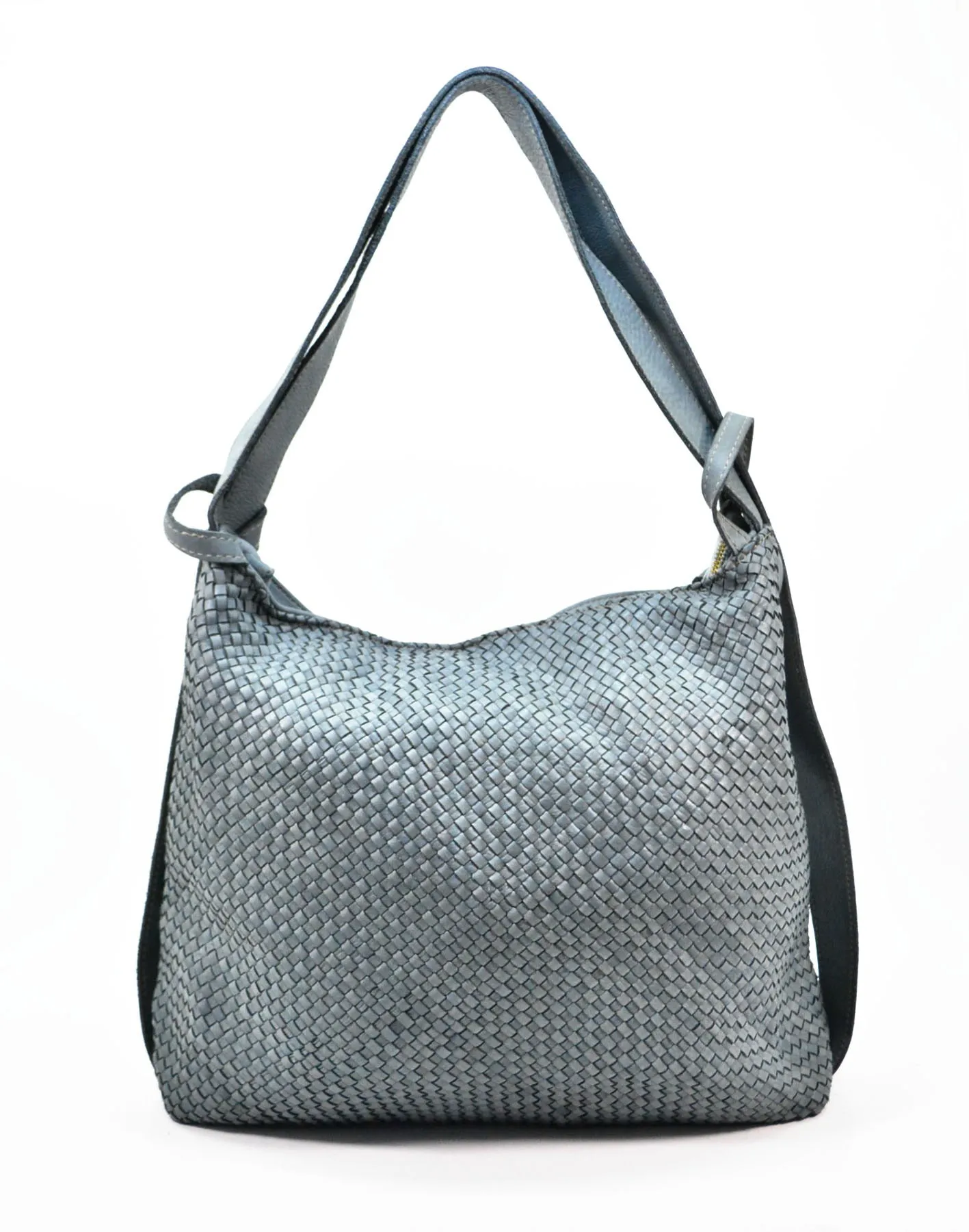 Textured leather shoulder bag wholesale