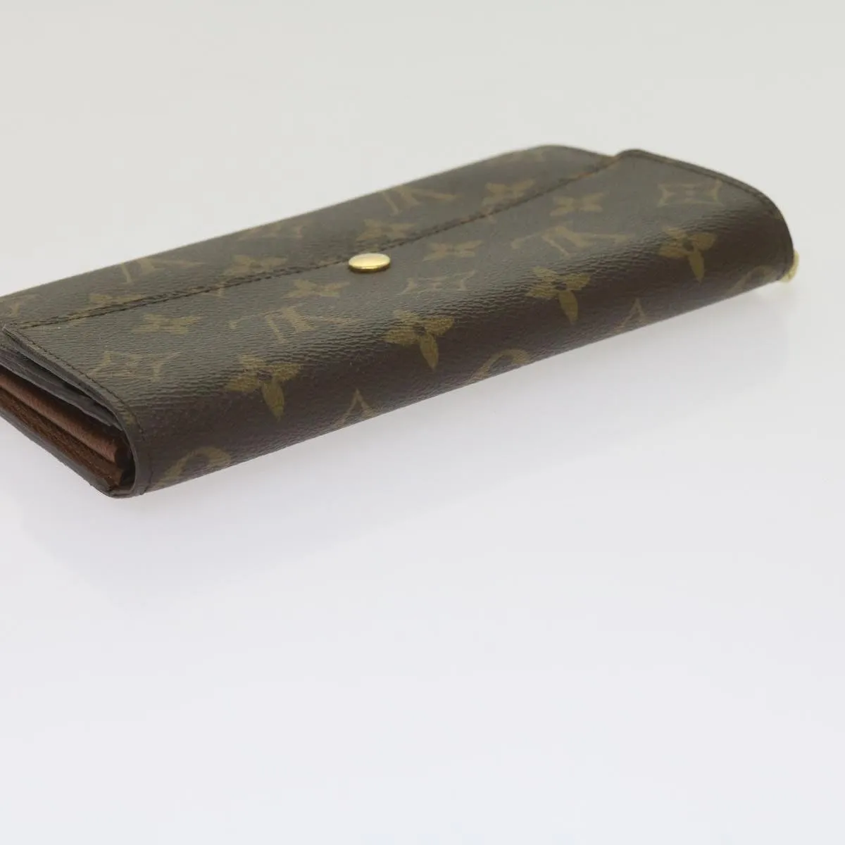 Trendy Inspired Louis Vuitton Monogram Portefeuille Sarah Long Wallet M60531 Lv Auth Am5355