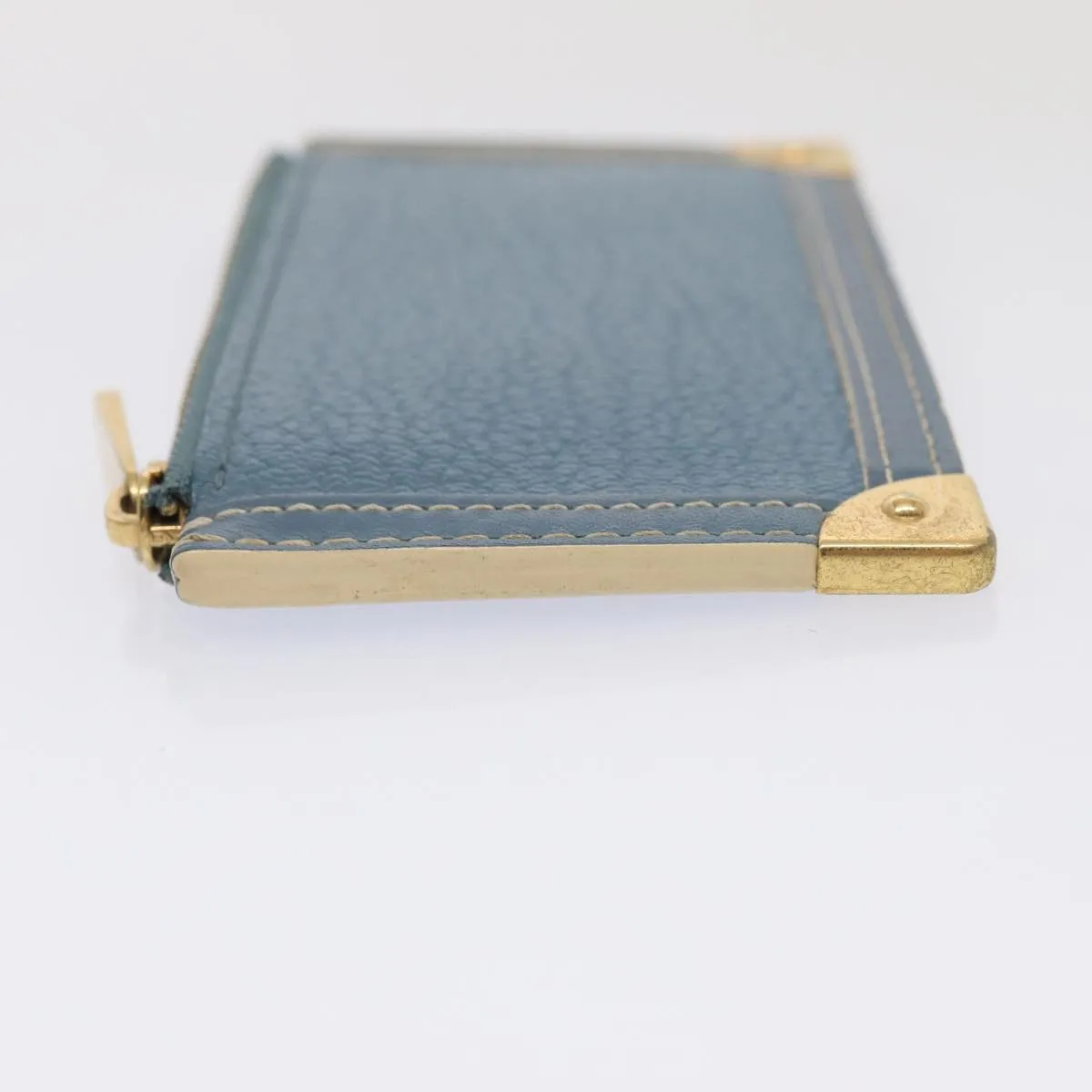 Trendy Inspired Louis Vuitton Suhari Pochette Cles Coin Purse Blue M91825 Lv Auth 87371