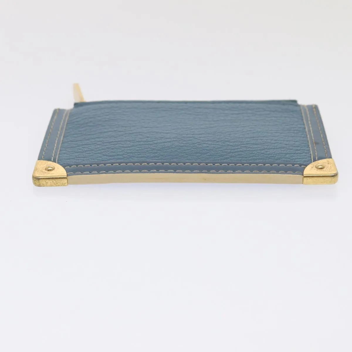 Trendy Inspired Louis Vuitton Suhari Pochette Cles Coin Purse Blue M91825 Lv Auth 87371