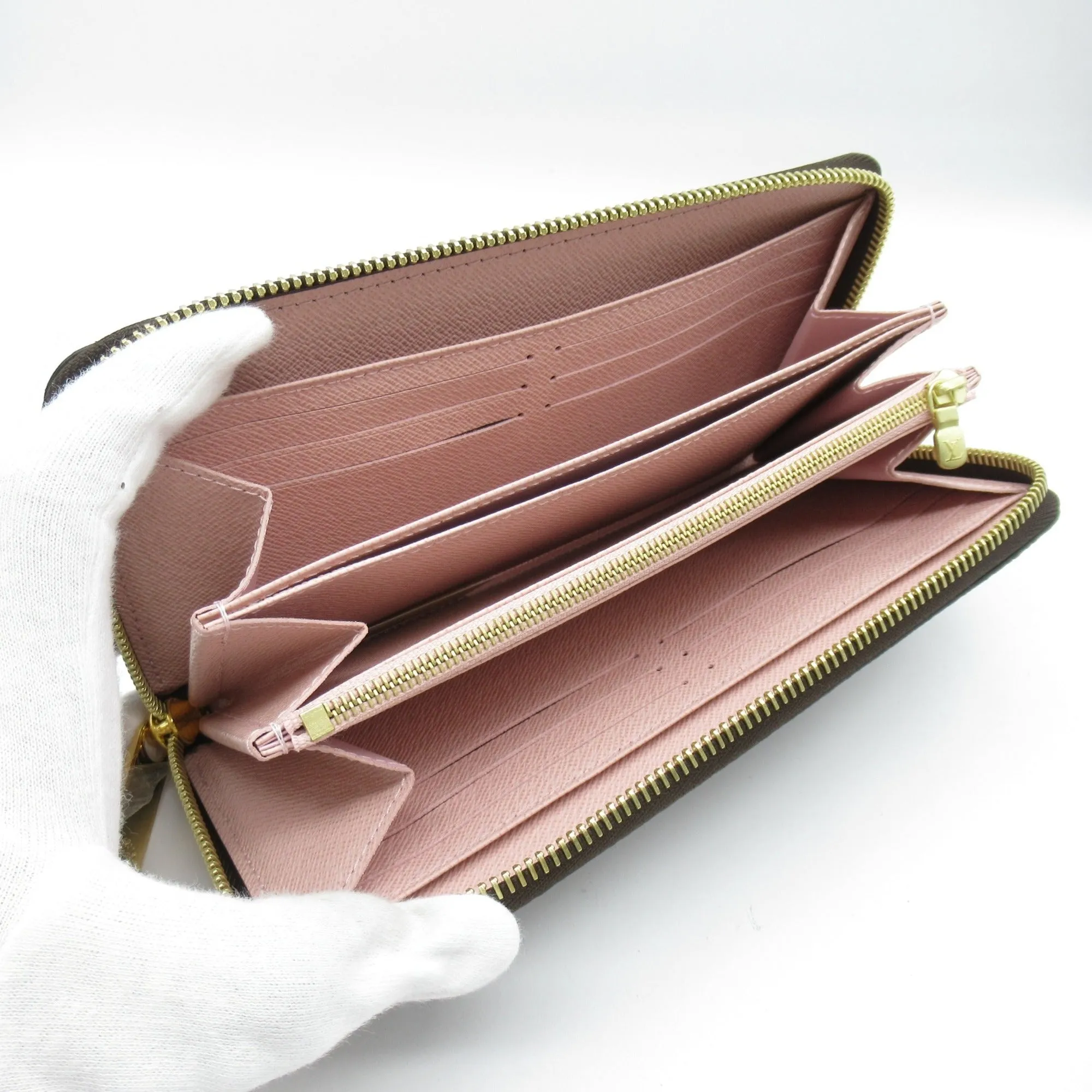 Trendy Inspired Louis Vuitton Zippy Wallet Japan Only Brown Rose Valerine Pvc Coated Canvas Monogram Vivienne M69054