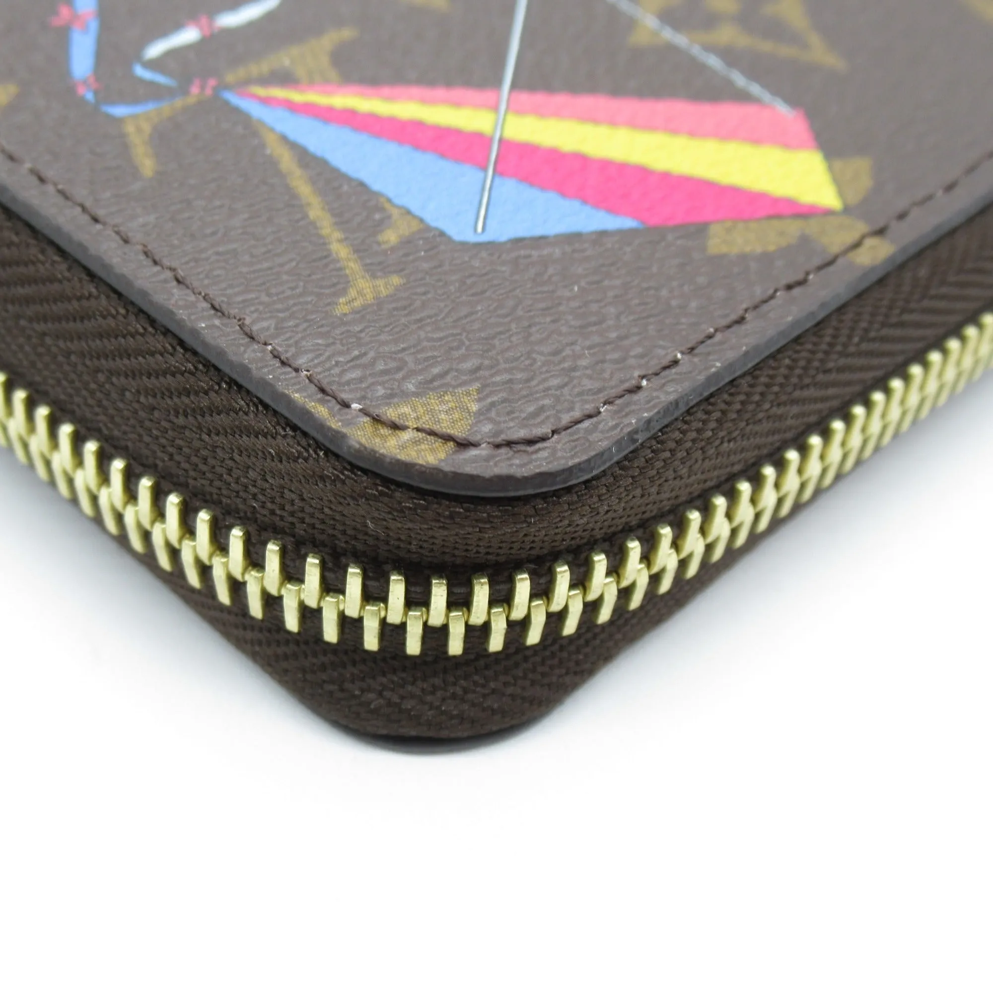 Trendy Inspired Louis Vuitton Zippy Wallet Japan Only Brown Rose Valerine Pvc Coated Canvas Monogram Vivienne M69054
