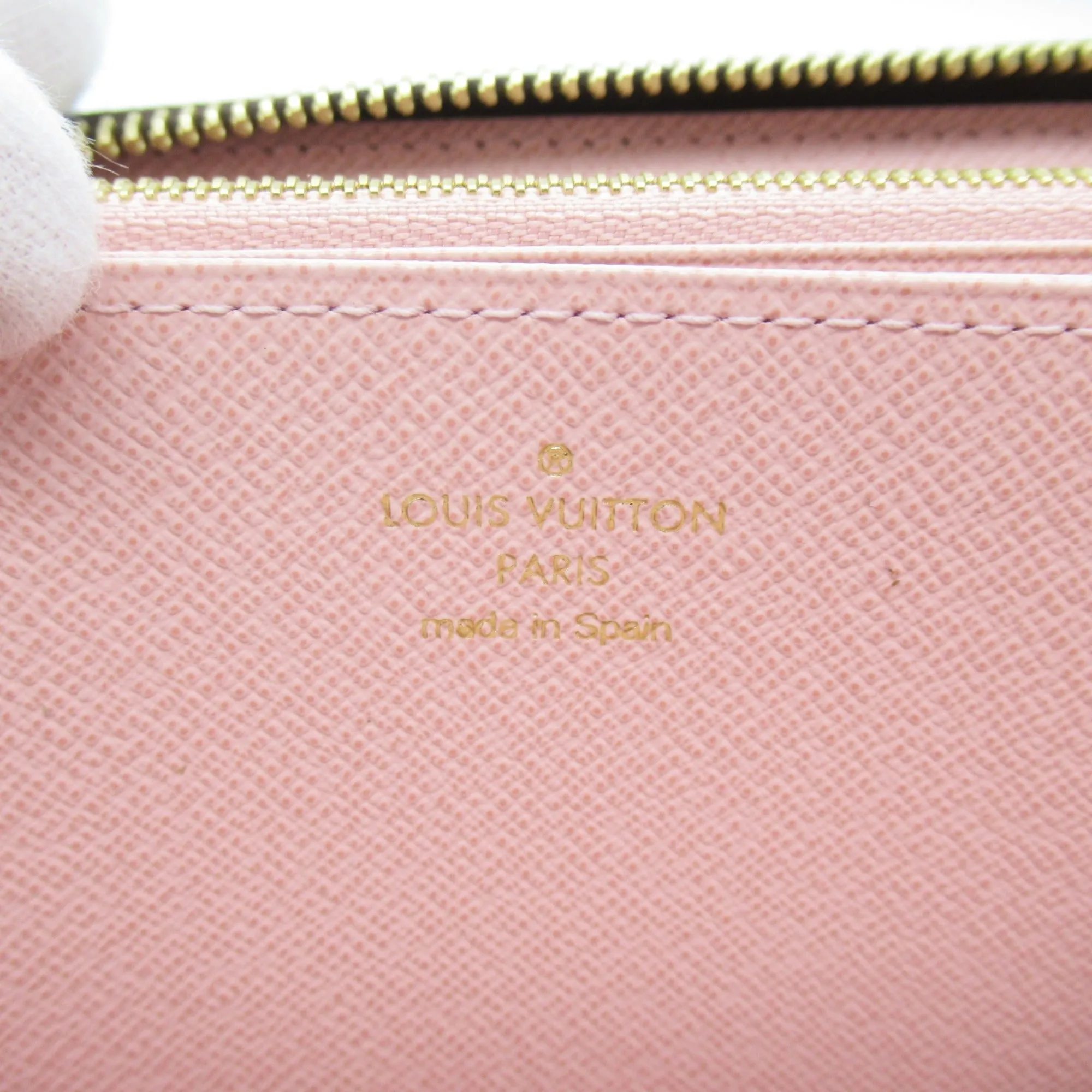 Trendy Inspired Louis Vuitton Zippy Wallet Japan Only Brown Rose Valerine Pvc Coated Canvas Monogram Vivienne M69054