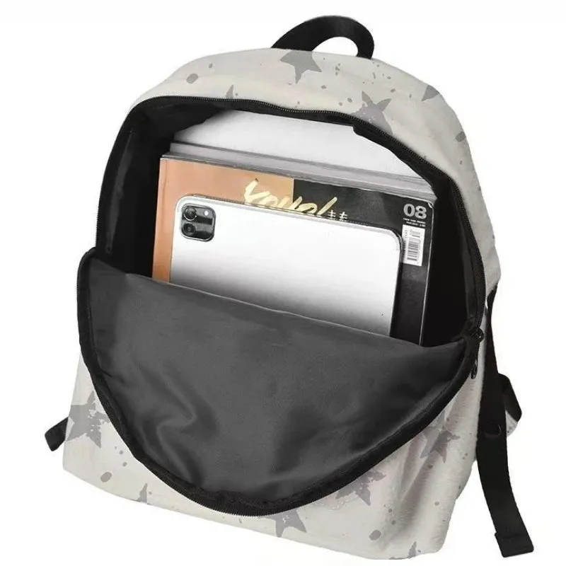 Uakiss Fashion Star Kawaii Ins Cat Ear Backpack Japanese Women Casual Chic Schoolbags Y2k Aesthetic Students All Match Simple Backpacks